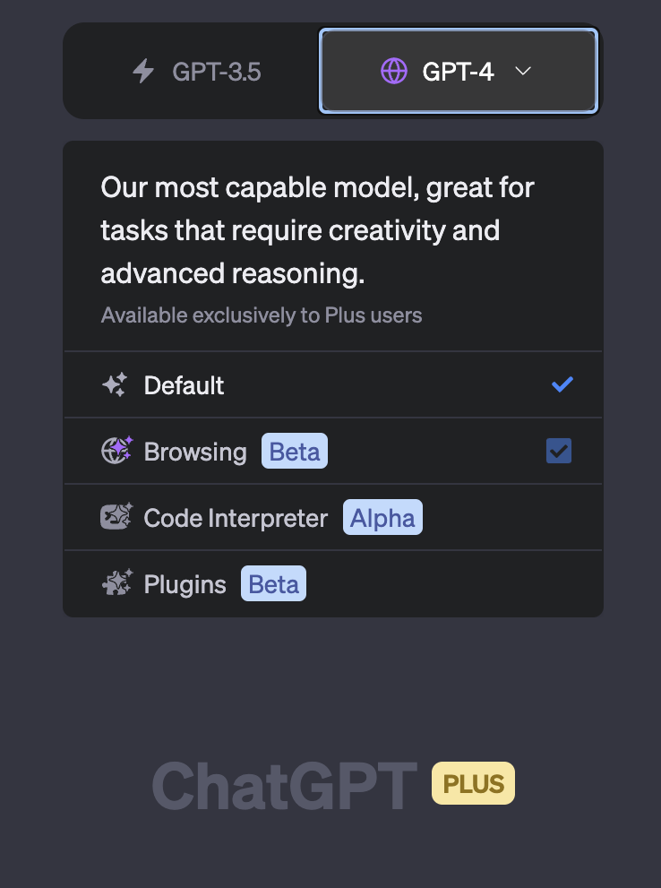 ChatGPT Plugins And Web Browsing Beta Rollout For Plus Users