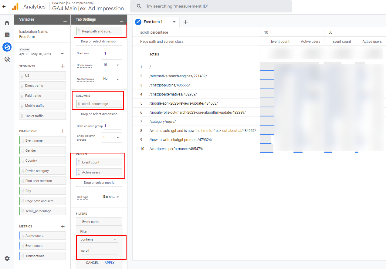 exploration 646262f31b804 sej - How To Set Up Scroll Depth Tracking In GA4