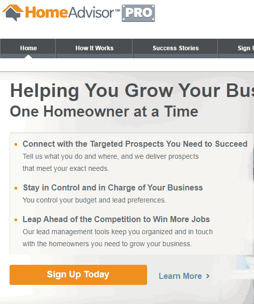 HomeAdvisor Pro