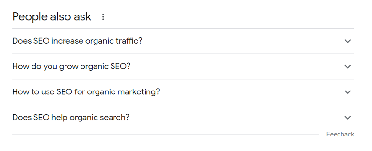 people also ask google seo organic traffic 64706726899b7 sej 768x312 - 5 SEO Techniques To Grow Organic Traffic