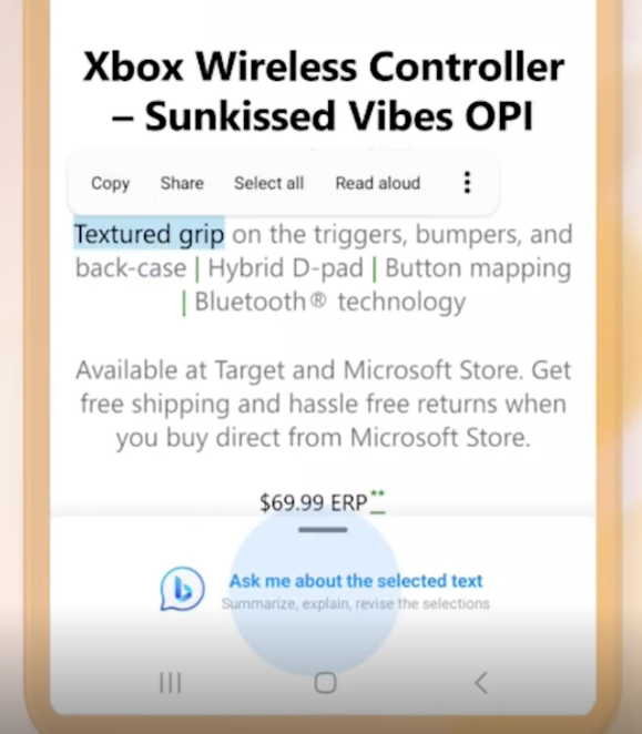 Microsoft presenta nuevas experiencias móviles primero para Bing &  Borde