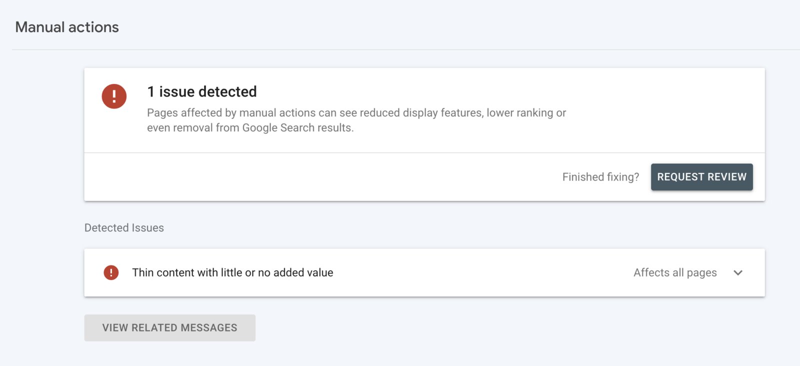 thin content manual action google search console 6452c2039a5d3 sej - Local Landing Pages: A Strategy For Ranking Local Search Terms