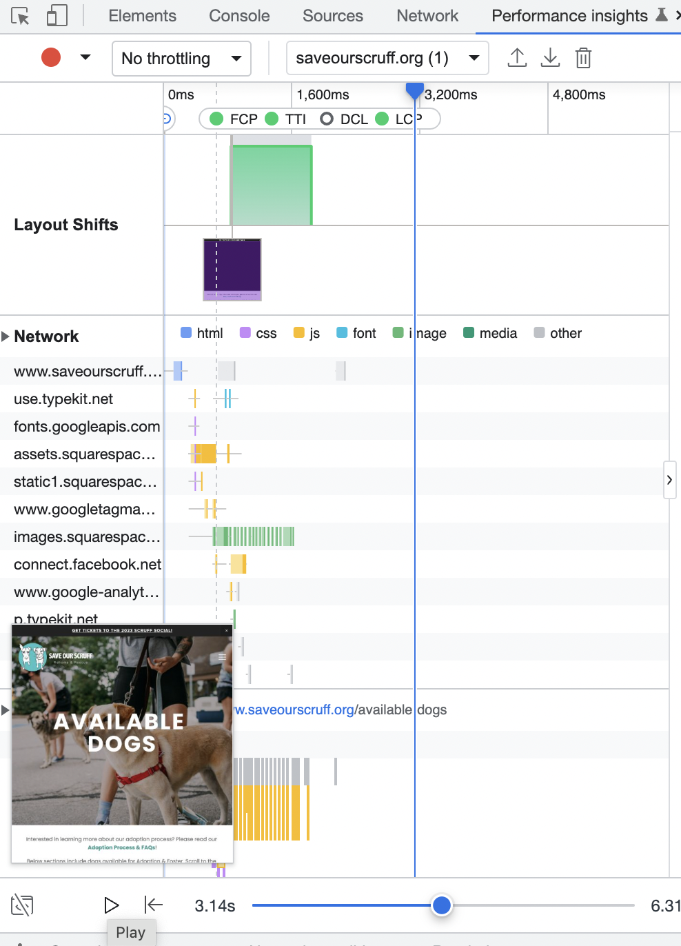 19 performance insights 64a296ec06563 sej - Using Chrome DevTools To Diagnose Site Issues In An Audit