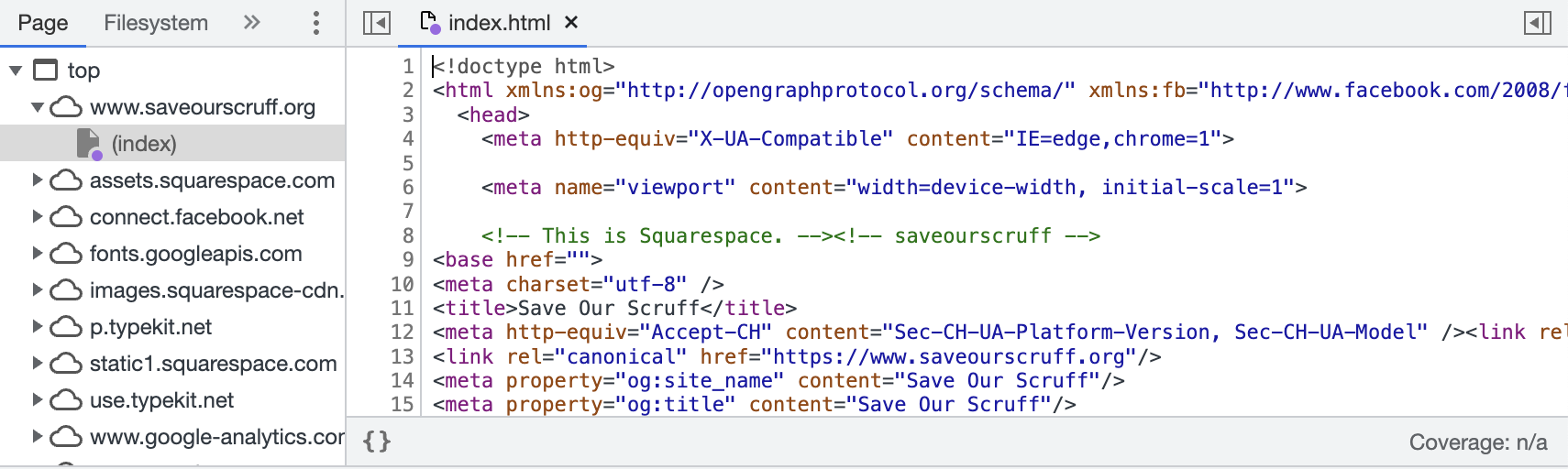 23 index tab 64a2972dd9161 sej - Using Chrome DevTools To Diagnose Site Issues In An Audit