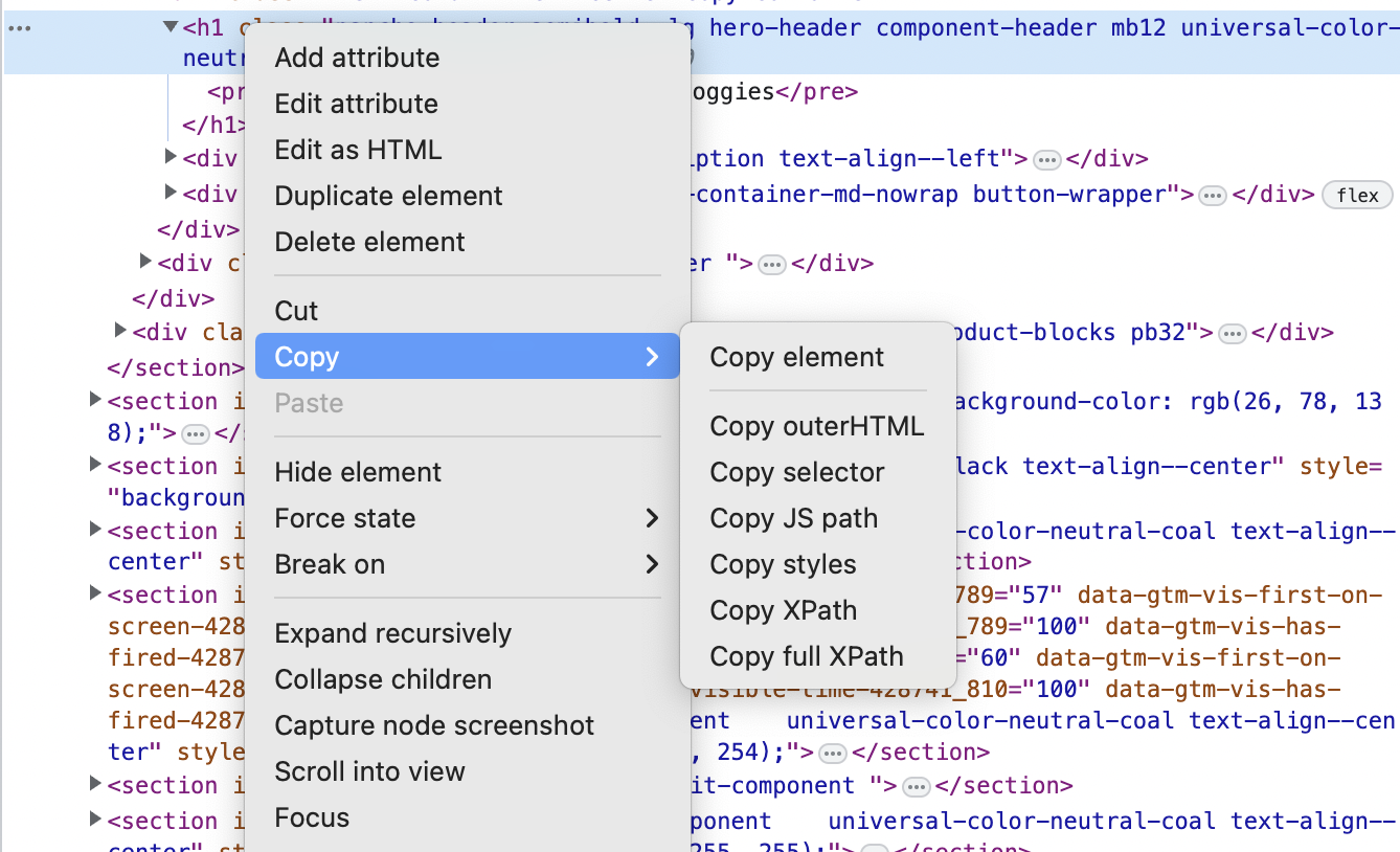 35 xpath 64a297f6e3c2b sej - Using Chrome DevTools To Diagnose Site Issues In An Audit