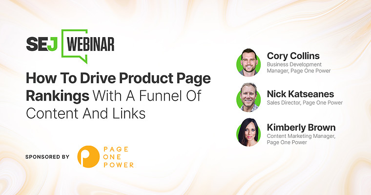 How To Drive Product Page Rankings With A Funnel Of Content & Links