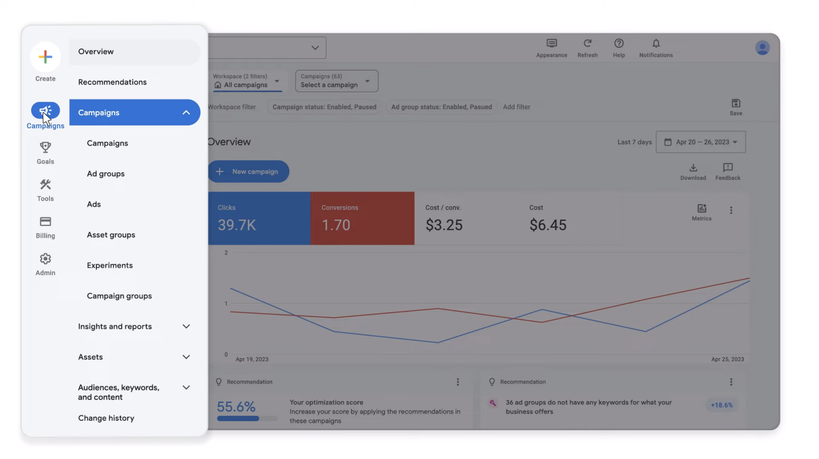 Google Ads presenta un diseño nuevo y optimizado