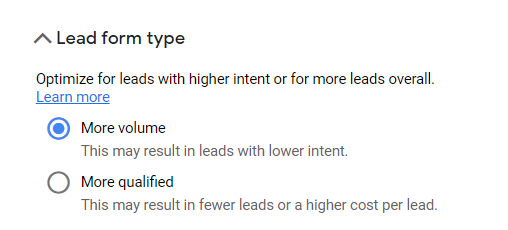 lead form optimization options 64931c9e060a4 sej - The Complete Guide To Google Ads Lead Forms Extensions