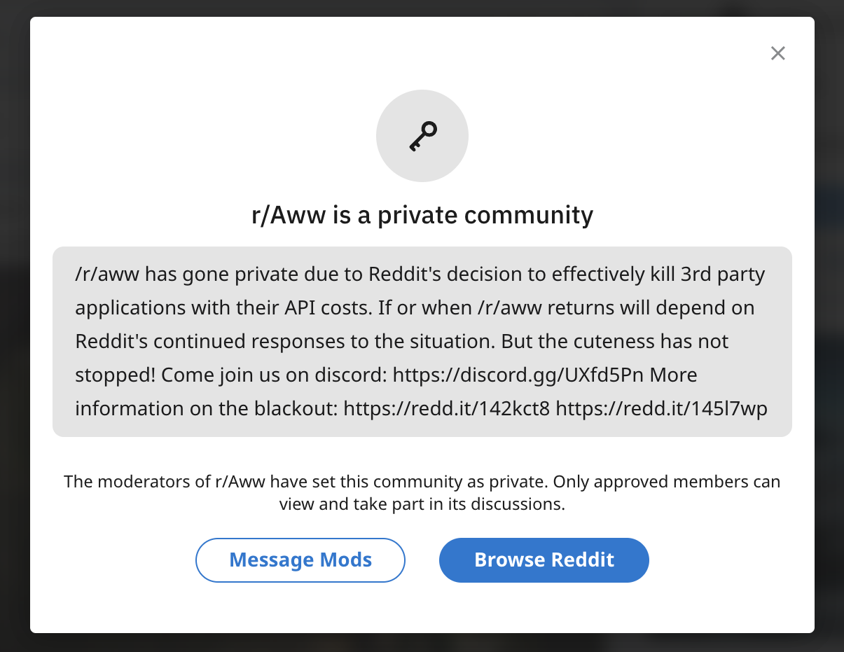 The Reddit API Blackout and the Generative AI Connection