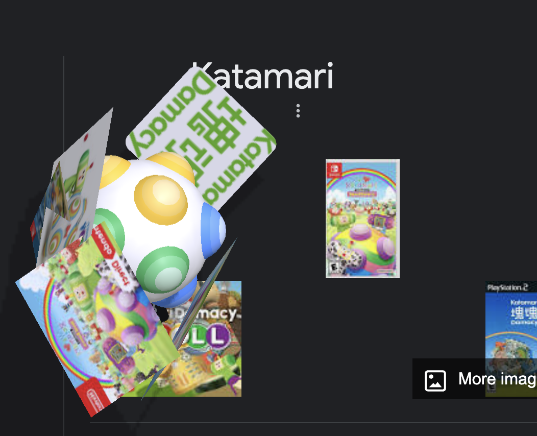 Google's Latest Easter Egg: A Katamari Minigame