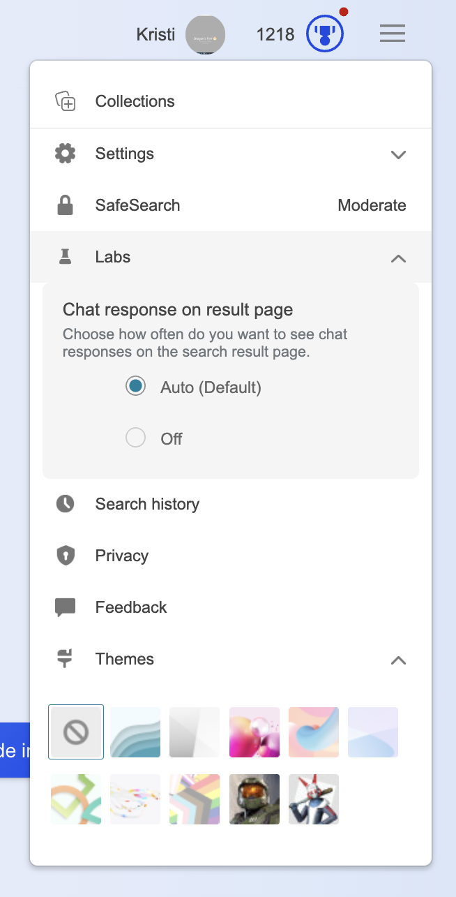 Bing AI Chat and Copilot available for search in Google Chrome