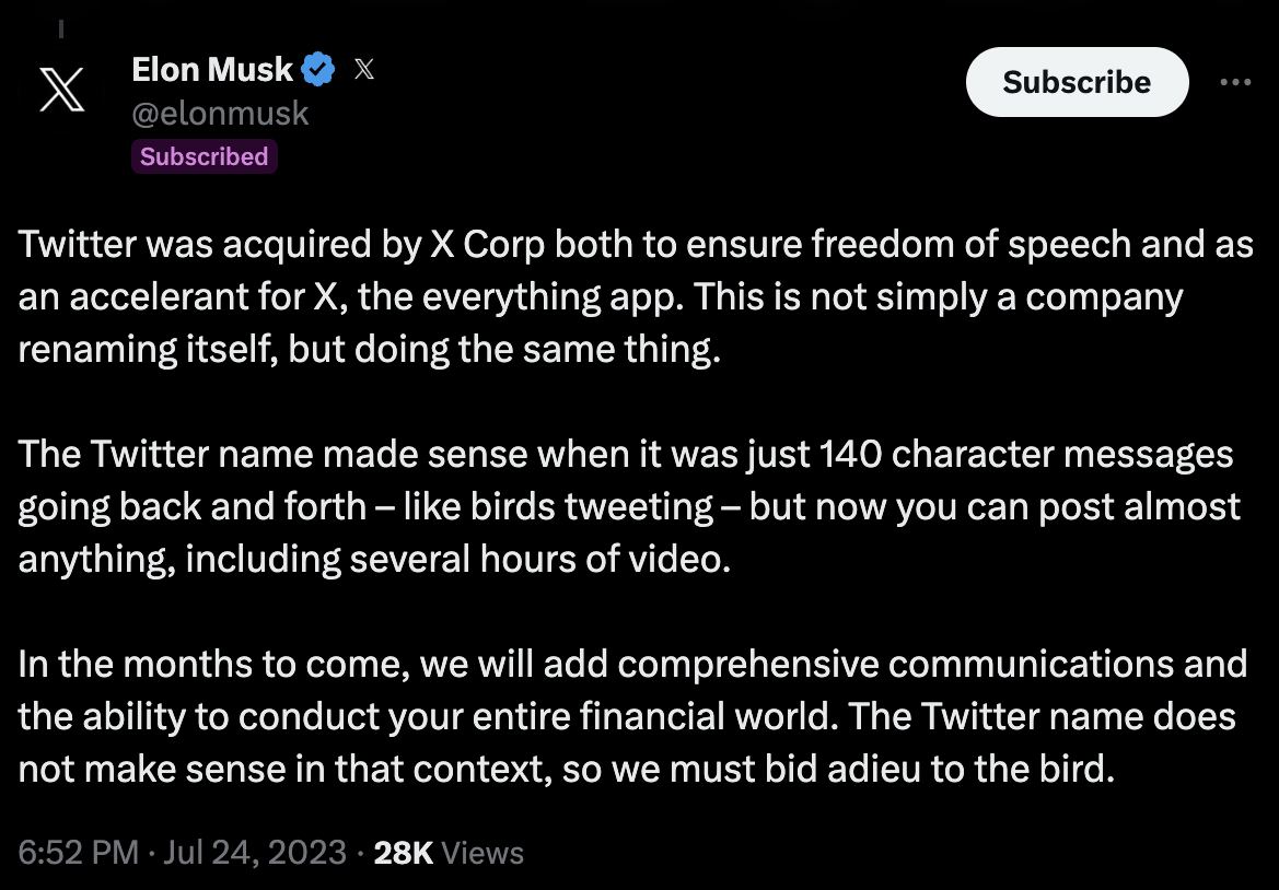 Inside Elon Musk's plan for X, an everything app to replace Twitter