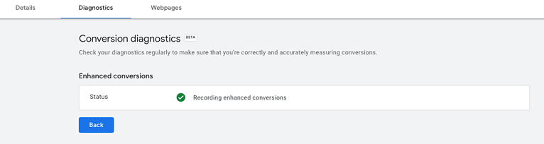 enhanced conversions api diagnostic 01 64be2c15585f2 sej 768x204 - Why Enhanced Conversions Are Now More Important Than Ever For Google Ads