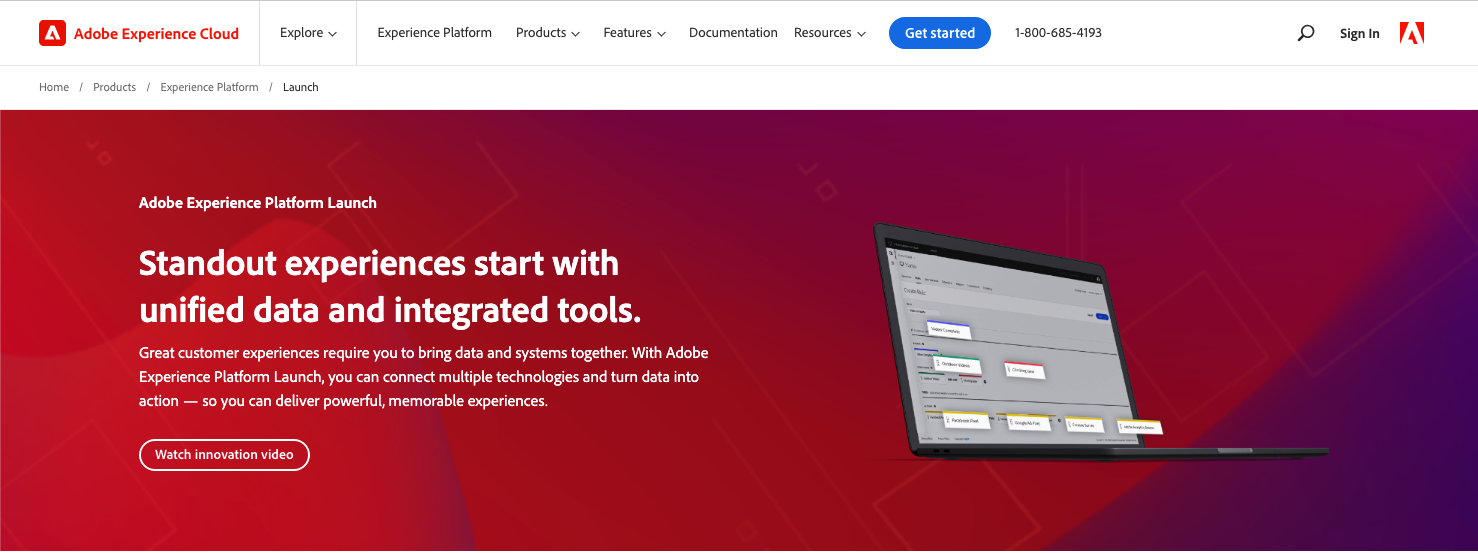Lanzamiento de la plataforma de experiencia de Adobe