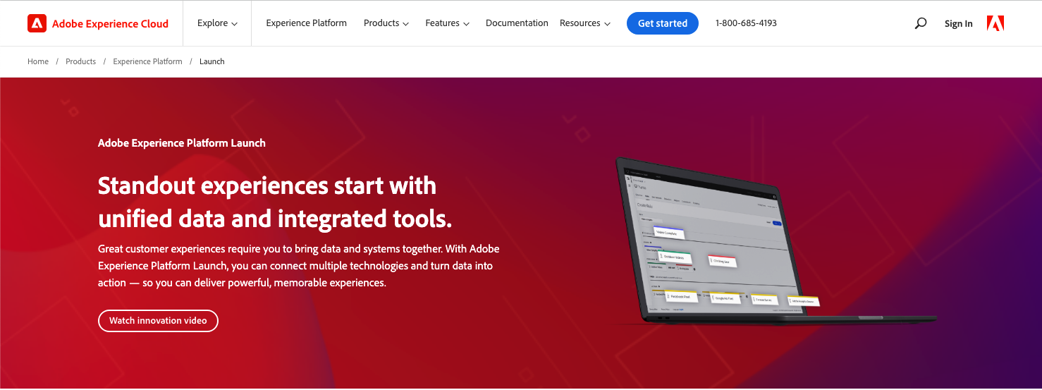 Lancement de la plateforme Adobe Experience