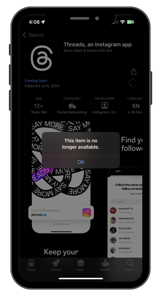 Threads: La nueva aplicación de Instagram se lanza temprano