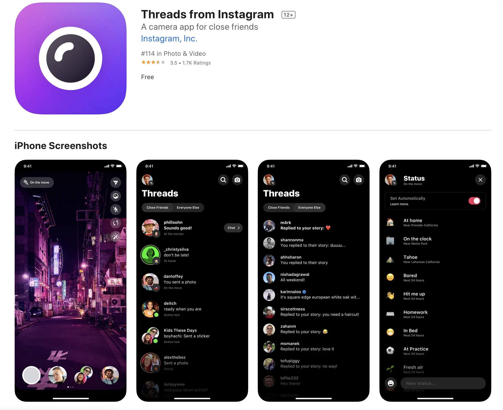 Topics: The new Instagram app starts early