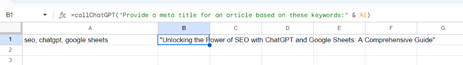 chatgpt sheets formula for a1 64ea501a5cc23 sej - Integrating ChatGPT With Google Sheets For Enhanced Data Analysis