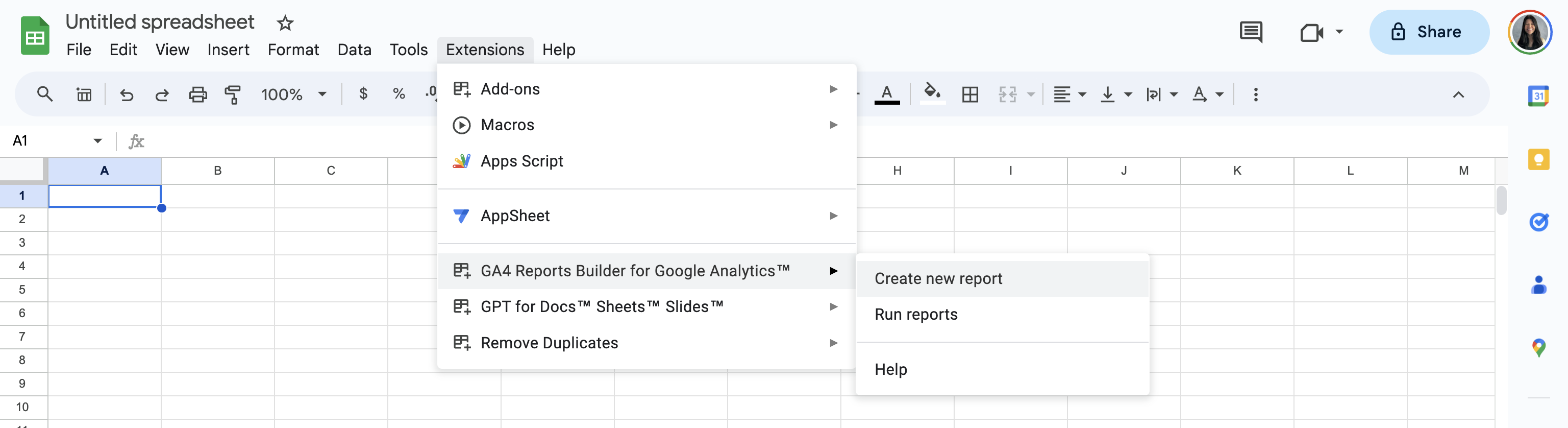 ga4 reports builder for google analytics sheets workspace 4 64dcf92838734 sej - GA4 Reports Builder For Google Analytics Extension Available