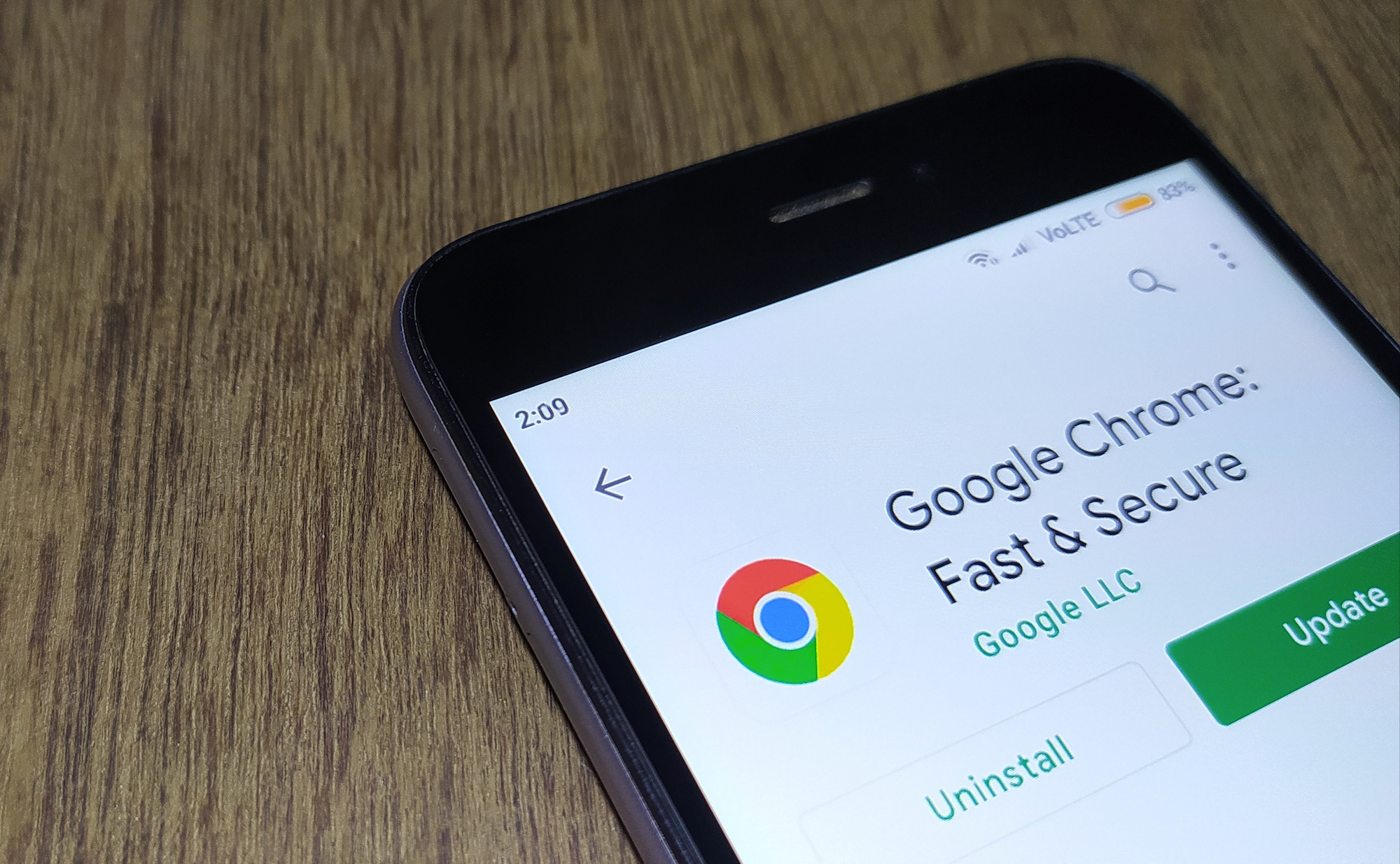 google chrome updates for mobile search