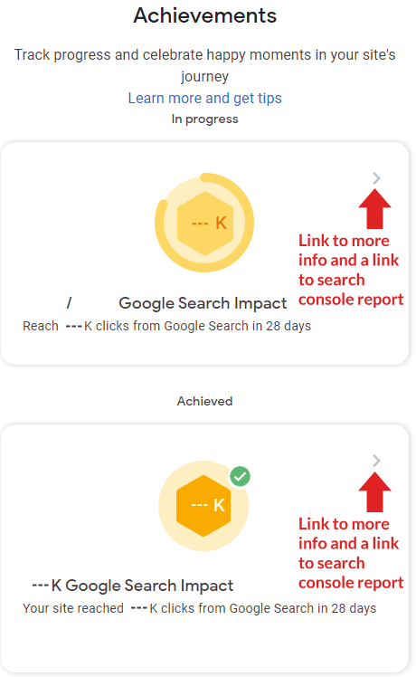 insights achievements repor 651bcf295429b sej - Search Console Insights: What The Report Can Tell You