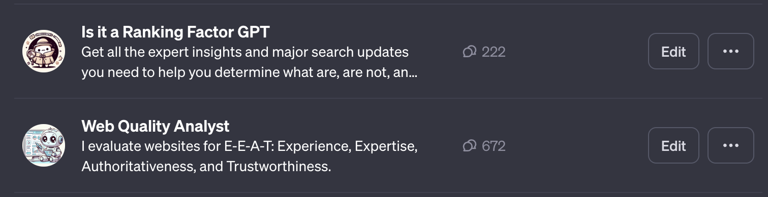 custom gpts for seo