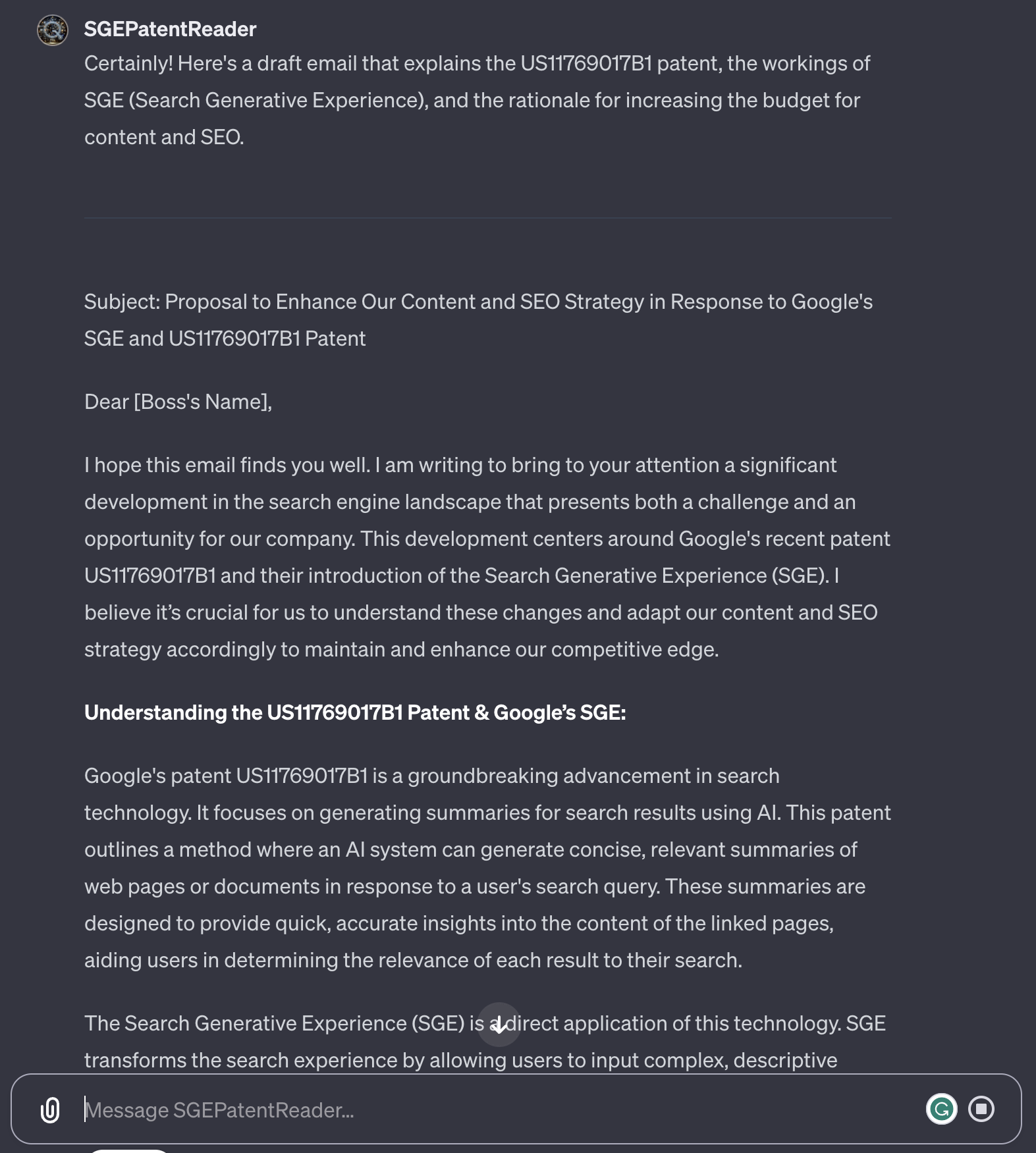 google sge patent explained by chatgpt 6567a0b13cf80 sej - Google SGE & Generative Summaries For Search Results Patent