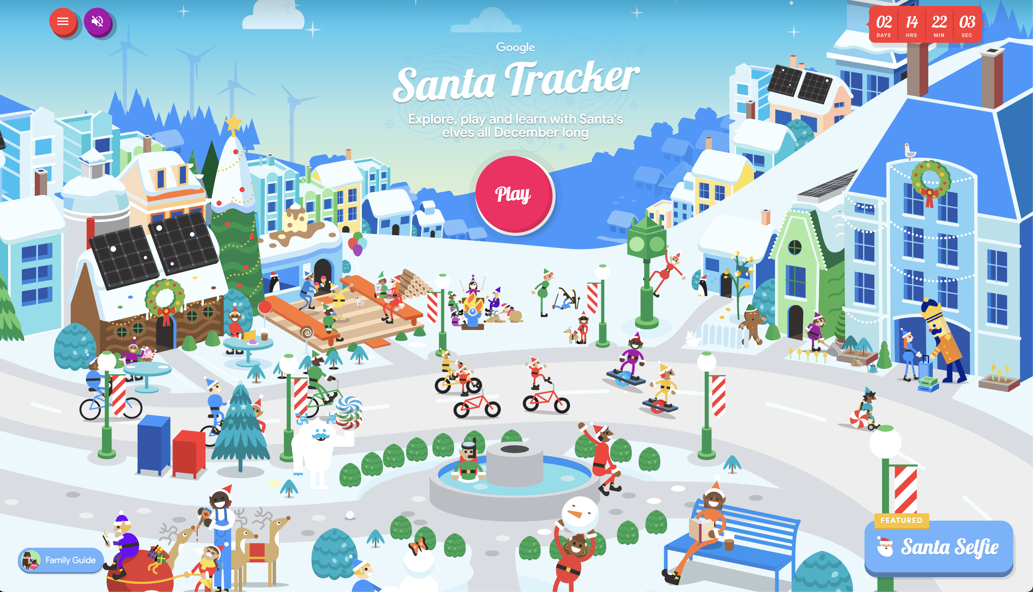 google santa tracker 65849443937c4 sej - Google Vs. Microsoft, Bing, AWS & NORAD