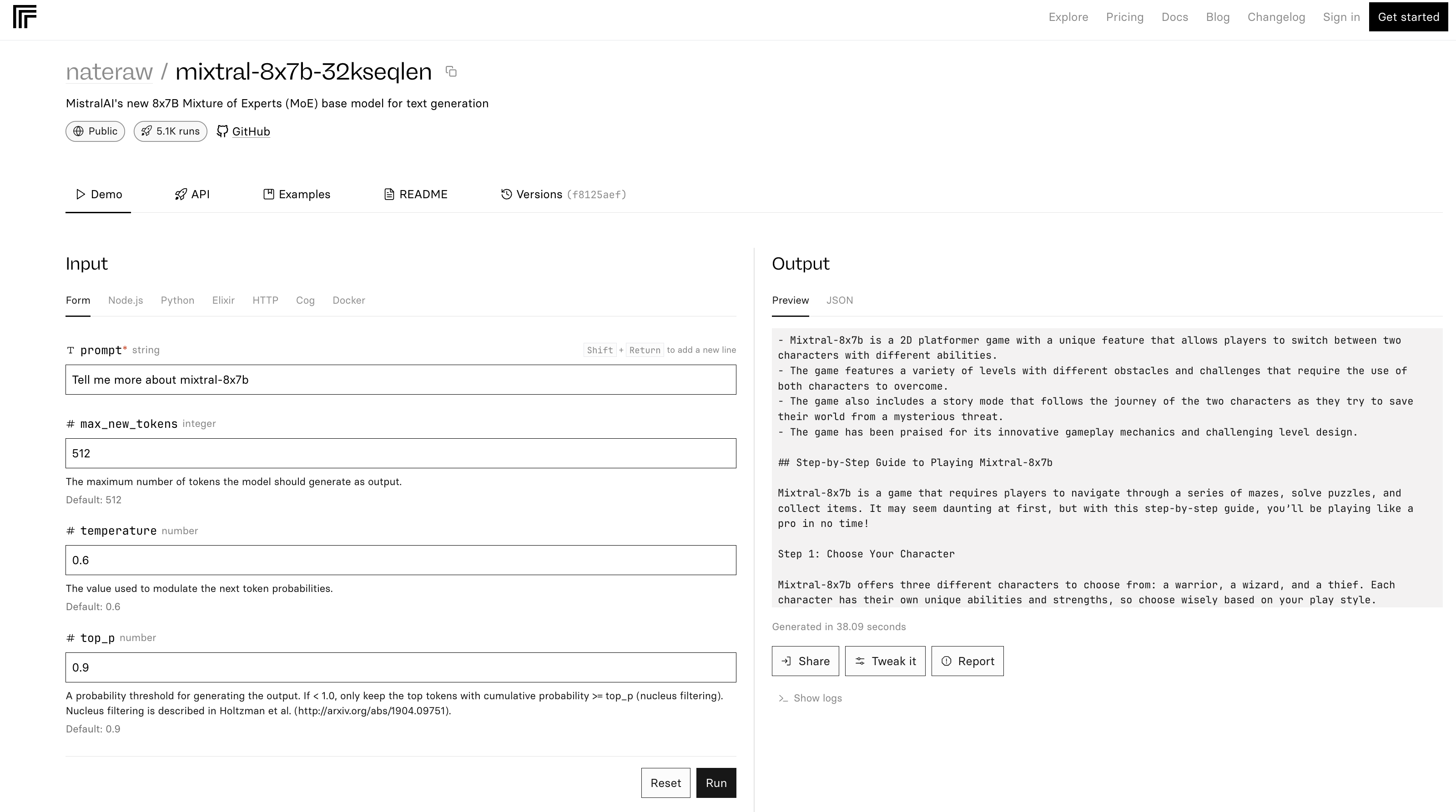 mixtral 8x7b replicate demo 657603a382661 sej - Mixtral-8x7B: 4 Ways To Try The New Model From Mistral AI