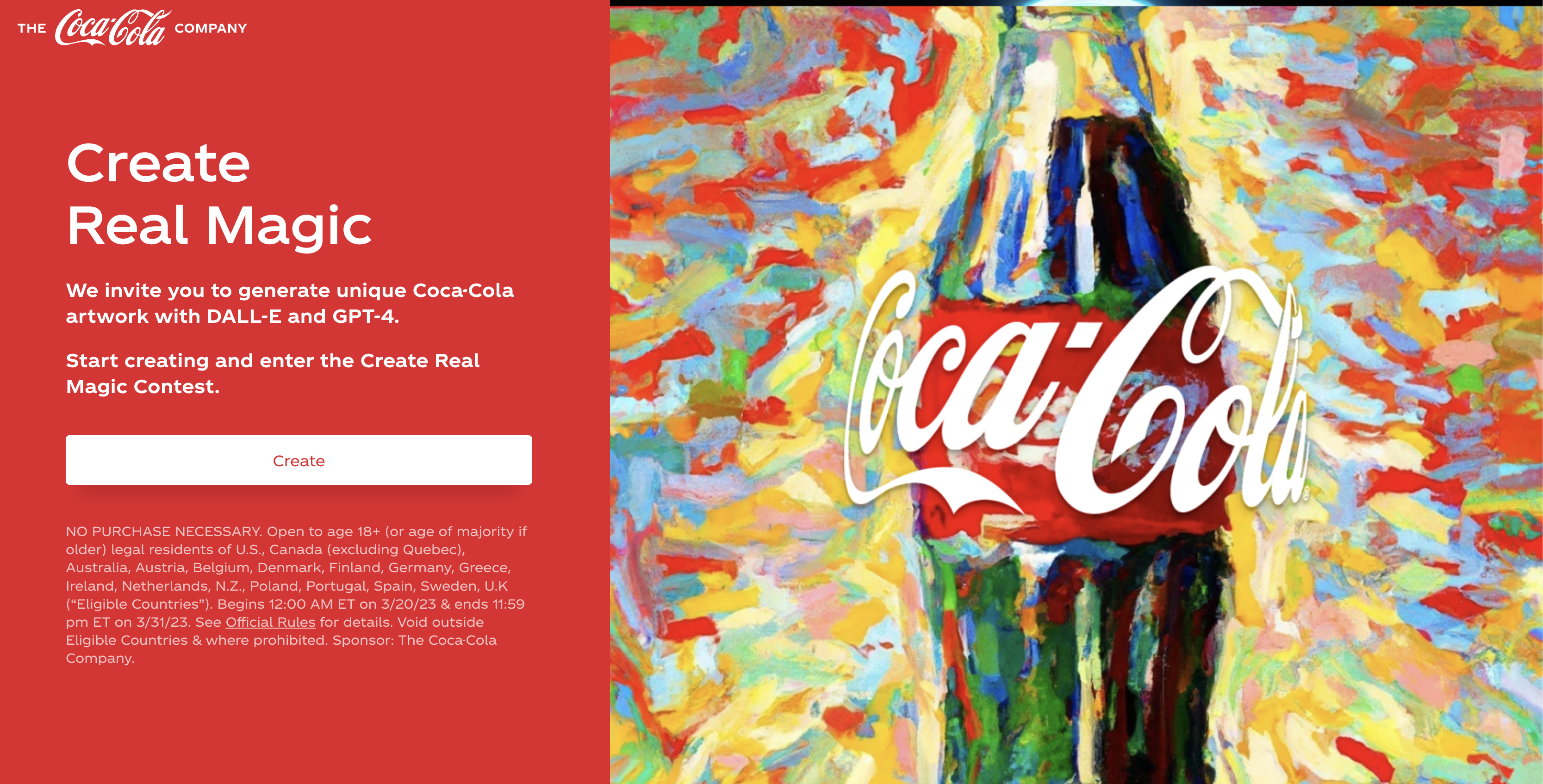 ugc contest ai generated images gpt 4 dall e 658c5b8c11d83 sej - 6 Ways Coca-Cola Uses Generative AI For Advertising And Marketing