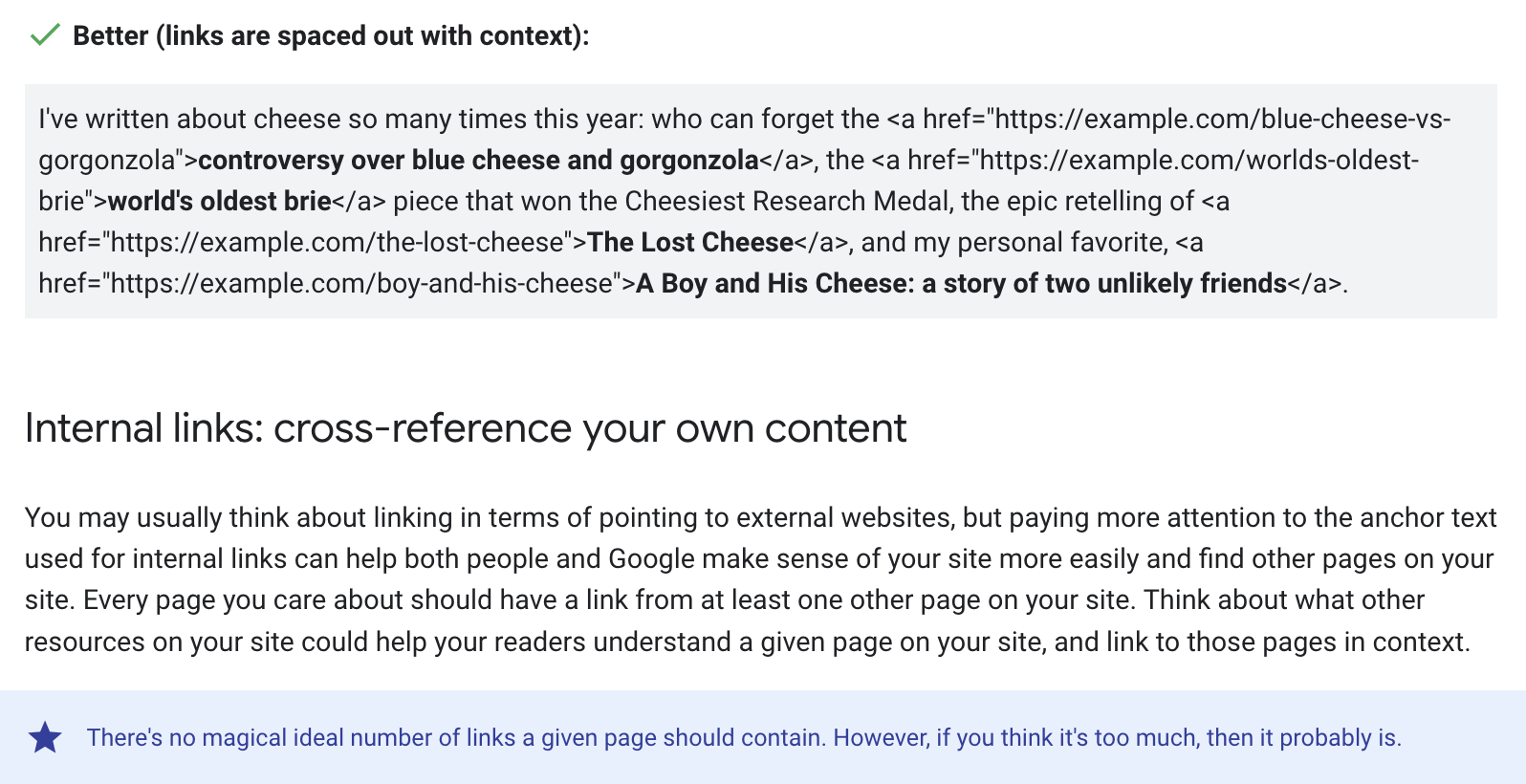 google search essentials internal links cross reference content 65aad1f2d78c8 sej - Why Google May Rank AI-Generated Content Over Original News