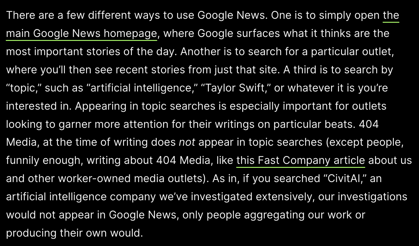 Porque é que o Google pode classificar os conteúdos gerados por IA em detrimento das notícias originais