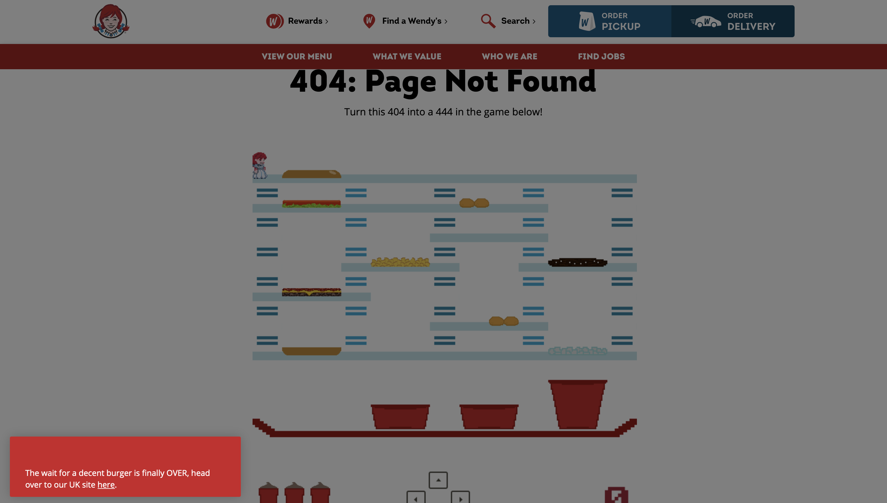 Wendy's 404