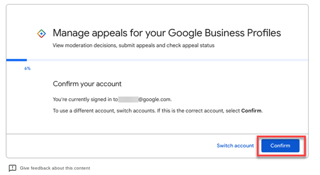appeal tool after clicking appeal in email 65c6983fea059 sej - Google Business Profile Suspended? Here’s How To Get Reinstated