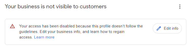 disabled notification 65c694b95ed4f sej - Google Business Profile Suspended? Here’s How To Get Reinstated