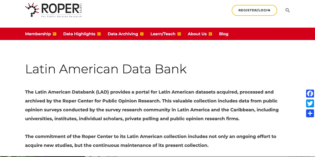  Latin America Data Bank