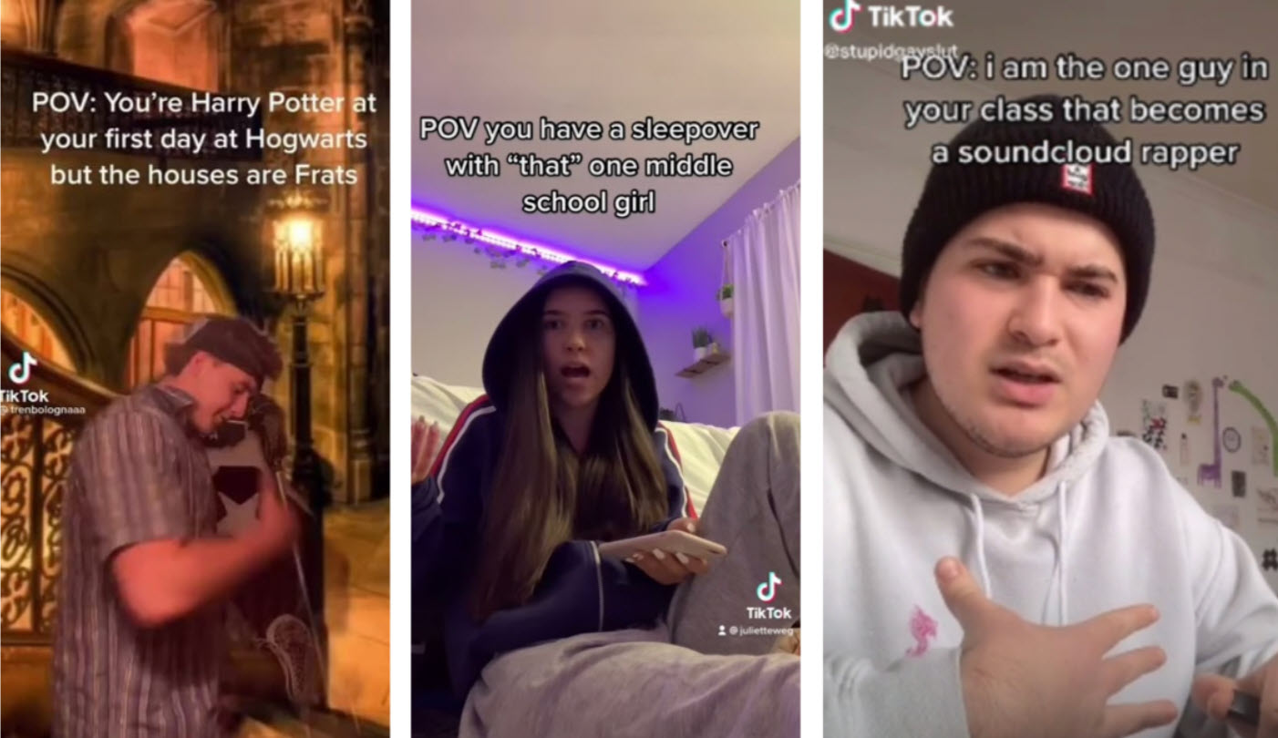 TikTok POV headline example