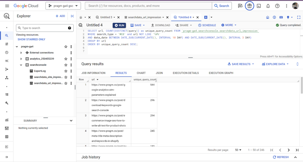 How To Use Big Query And GSC Data For Content Performance Analysis