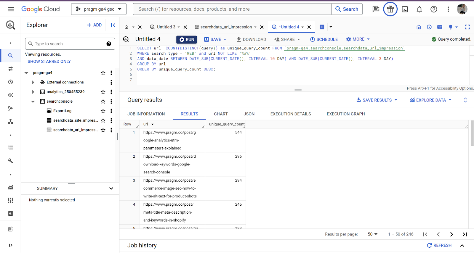 sql bq complex query 65d0821a8f5a2 sej - How To Use Big Query And GSC Data For Content Performance Analysis