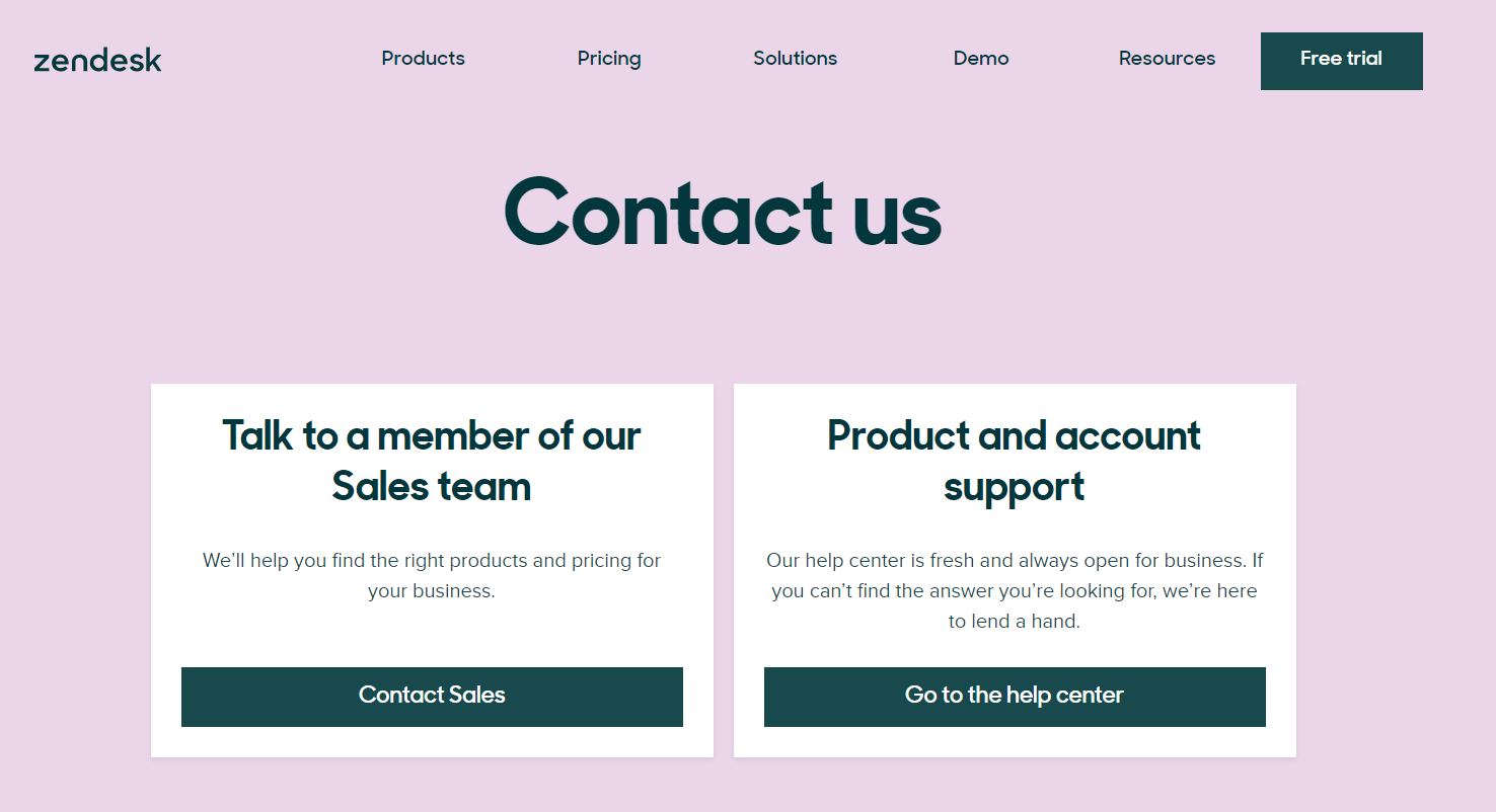 zendesk contact us 02.24 65cd09d037d60 sej - Contact Us Page Examples: 44 Designs For Inspiration