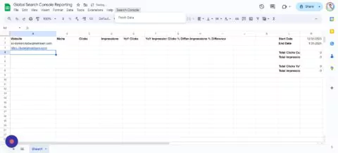 final step run 479 480x217 - Automate Multi-Site Reporting With Google Sheets And GSC API