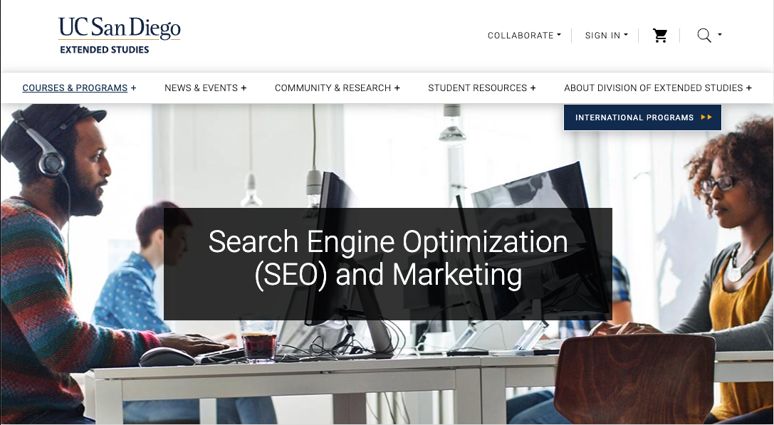 UC San Diego SEO and Marketing