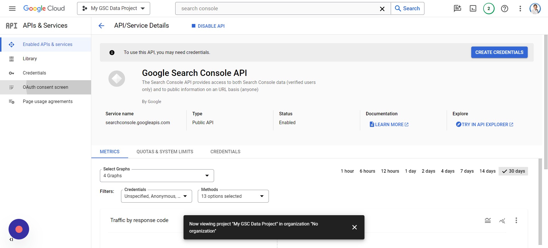 step 5 oauth concent screen 96 - Automate Multi-Site Reporting With Google Sheets And GSC API