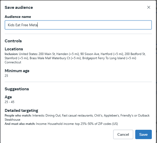 Meta Audience