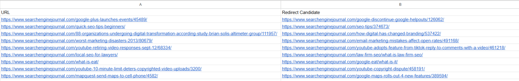 How To Use LLMs For 301 Redirects At Scale redirect candidates 822 - How To Use LLMs For 301 Redirects At Scale