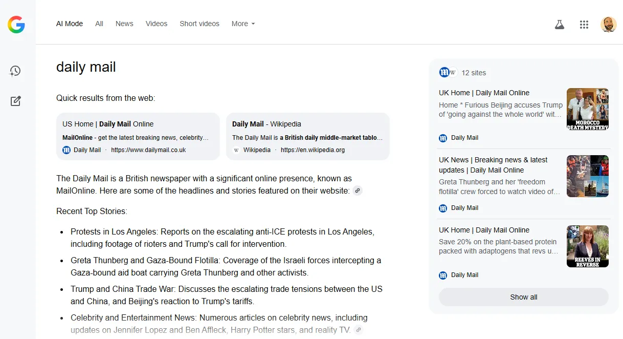 Google AI Mode: First Thoughts & Survival Strategies barry ai mode 5 362 - Google AI Mode: First Thoughts & Survival Strategies