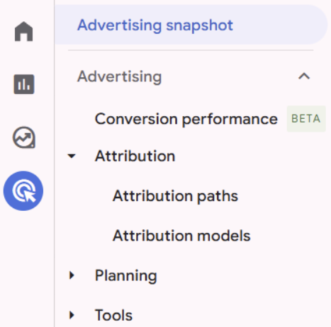 Attribution Paths report